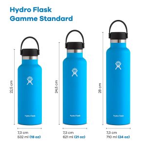 Hydro Flask Standard Mouth w/ Flex Cap Best 5 Water Bottles for College Students